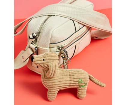 Corduroy Dog Bag Charm lifestyle website